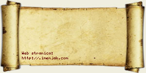 Jana Morača vizit kartica